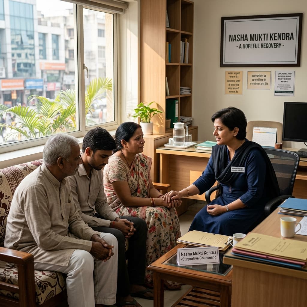 Compassionate counseling at Nasha Mukti Kendra Lucknow
